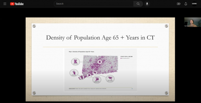 We Are All Aging webinar - map of CT aging population