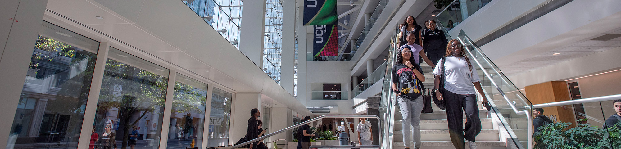 interior of the stamford campus building