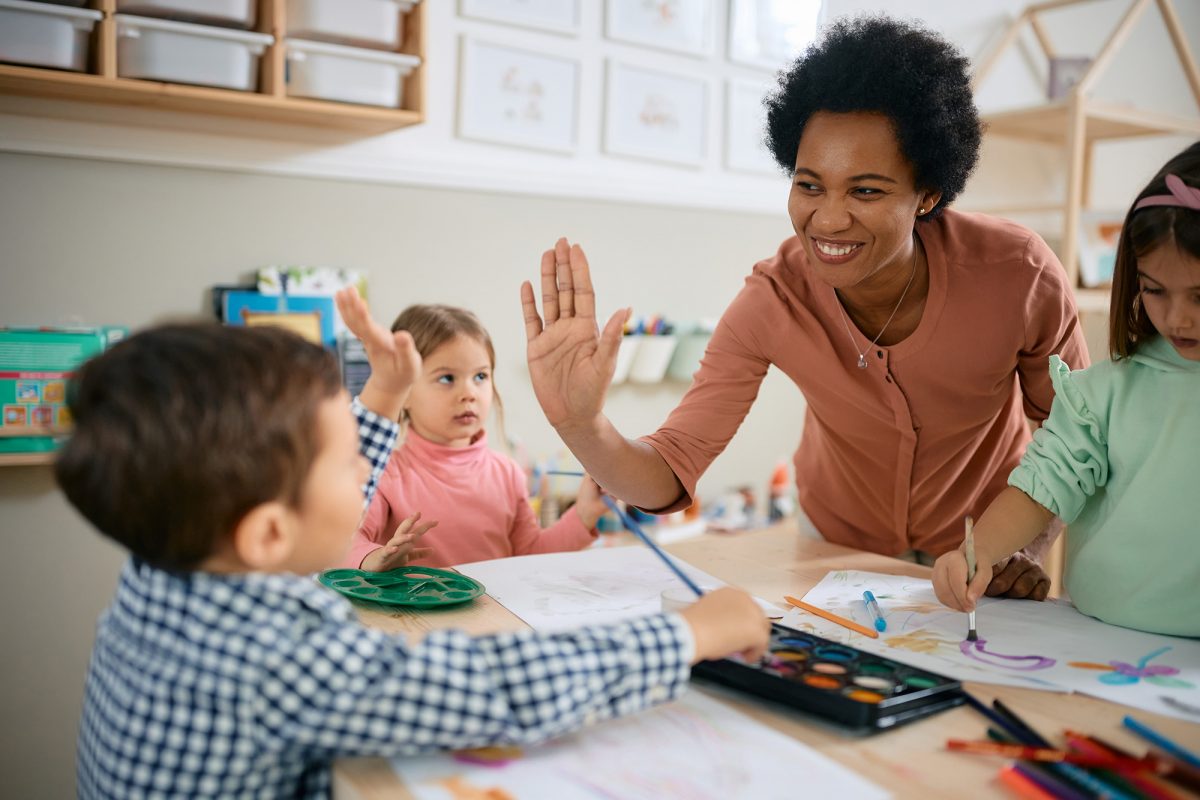 The 2025 Connecticut Parent/Caregiver Survey, led by UConn School of Social Work Assistant Research Professor Samantha Lawrence, found that 30% of respondents were actively searching for child care, on a waiting list, or both. (Adobe Stock)